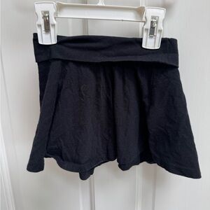 Old Navy 2T Girls Black Soft Flowy Skirt